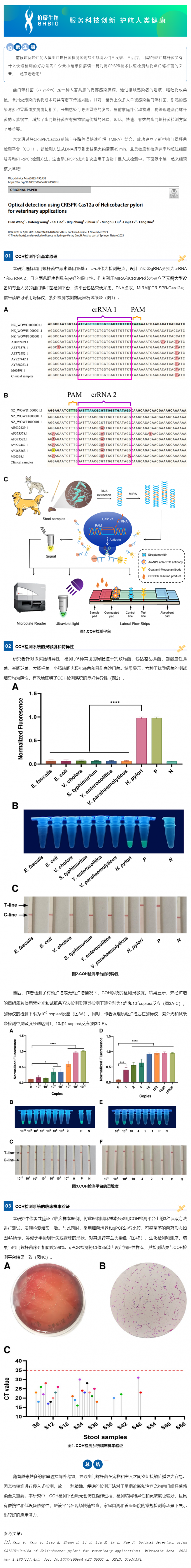 CRISPR 智庫(kù) _ CRISPR 關(guān)注寵物健康——人畜共患幽門螺桿菌現(xiàn)場(chǎng)快速檢